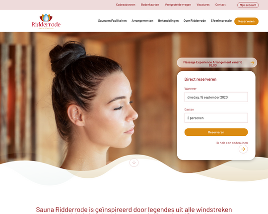 Sauna Ridder Rode Logo
